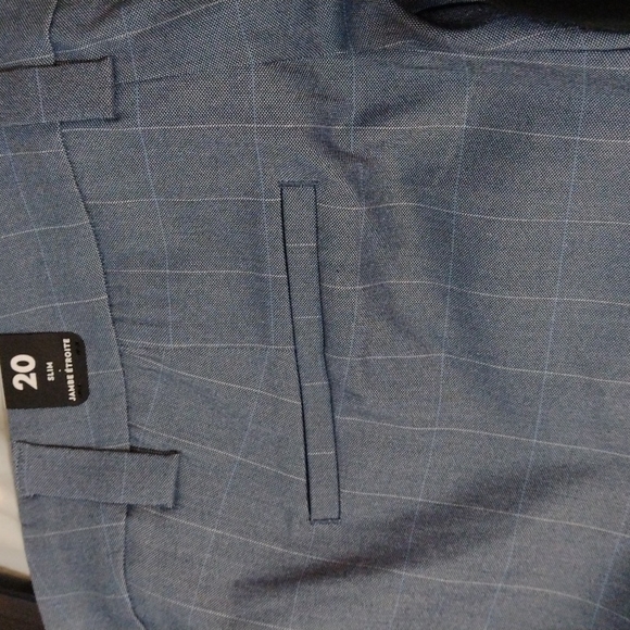 Reitmans blue plaid dress pants - Picture 5 of 7